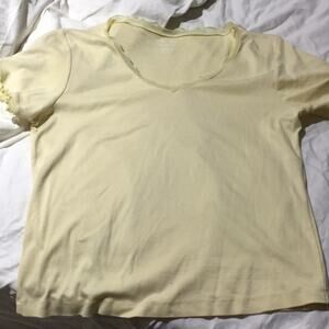 Kate Hill S yellow short sleeve 💯cotton worn once
